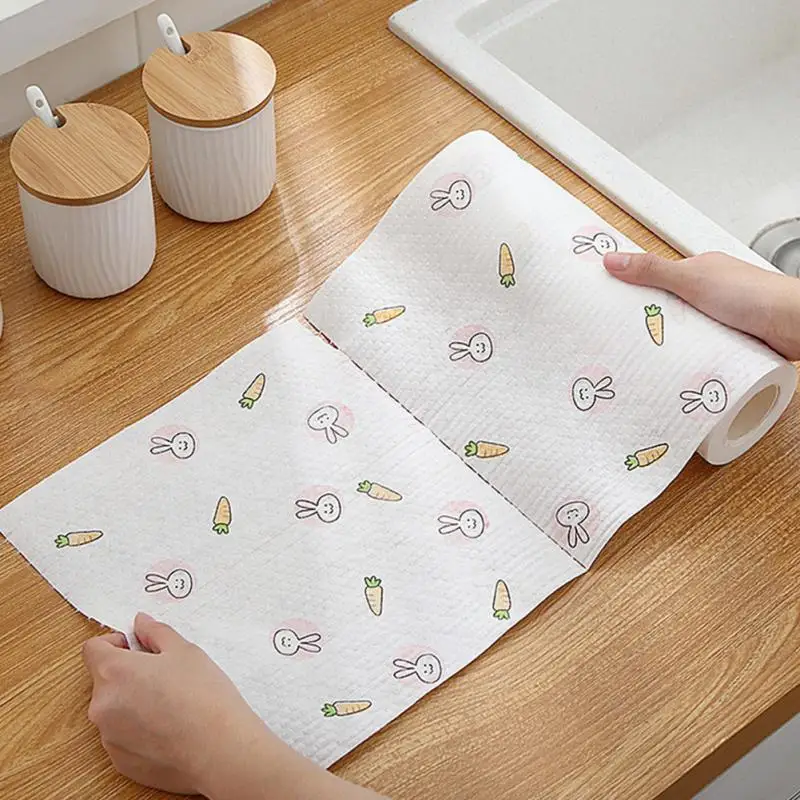 Eco Friendly Disposable Kitchen Unpaper Towels Reusable Paper Towel Washable  Napkins - China Disposable Rag and Lazy Rag price