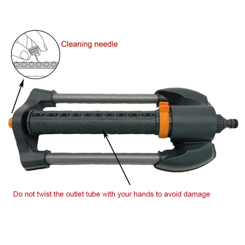 Automatic Garden Sprinklers Watering Lawn Turbo Oscillating Irrigation Spray Tool Rotary Nozzle Rotating Water Sprinkler System_voghion.com