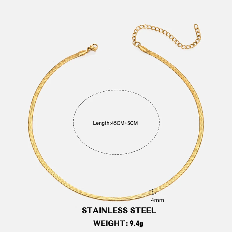 Gold-4mm-45cm