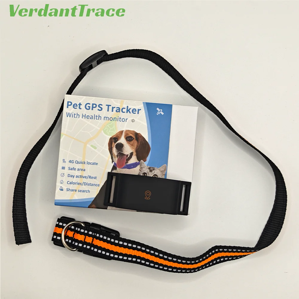 Smart Tracker 4G GPS Pet for Dogs Cats Waterproof WIFI Location & Activity Tracker Fashionable neck collar for iOS Android