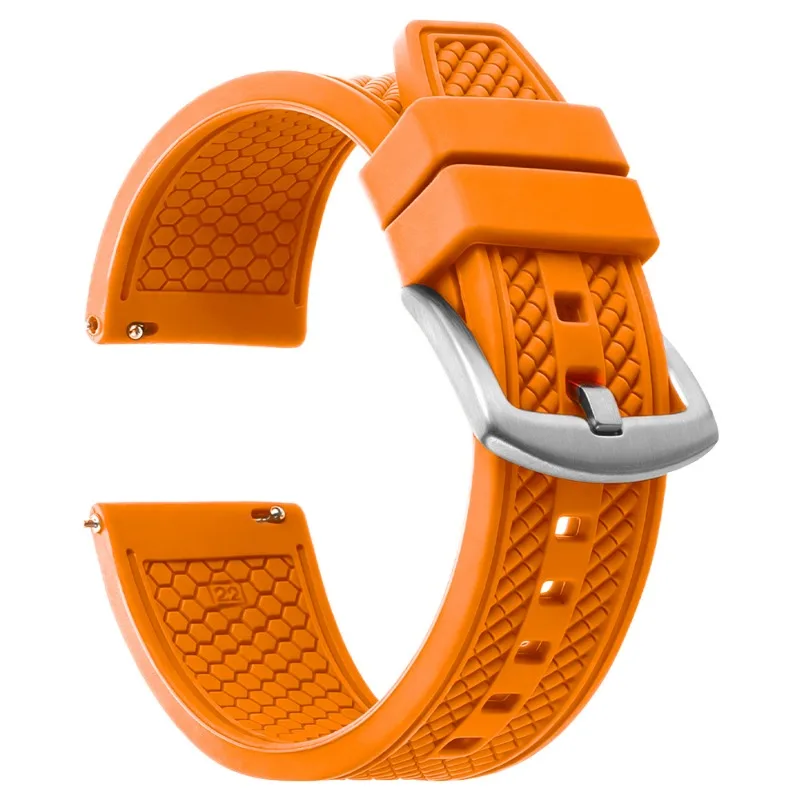 Premium Silicone Sports Watch Band - Waterproof Strap