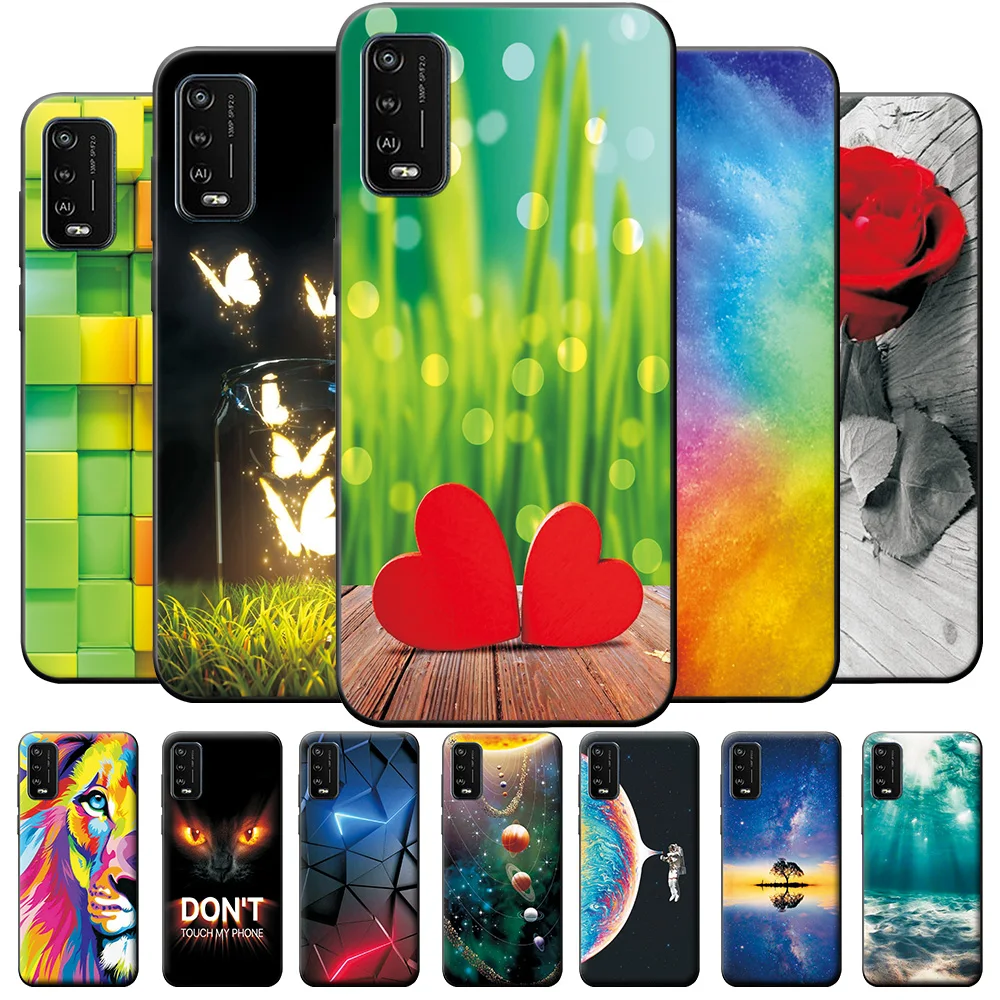 Per Wiko Power U20 Cover Posteriore Custodia Protettiva Moda Per Wiko Power U10 U30 Silicone Cute Bumper U10 U20 U30 Fundas