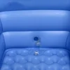 Folding Household Bathtub Adult Inflatable Bathtub Thickened Children's Bathtub 160×84×64cm Blue PVC Material 4