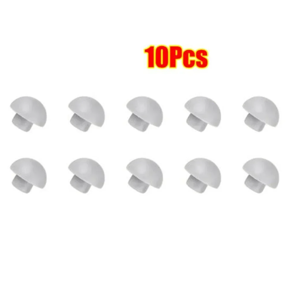 Toilet Seat Buffers Pack White Stop Bumper Seat Bumpers Toilet Lid Accessories Top Cover Cushion Adhesive Pads Toilet Absorber 2