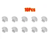Toilet Seat Buffers Pack White Stop Bumper Seat Bumpers Toilet Lid Accessories Top Cover Cushion Adhesive Pads Toilet Absorber 2