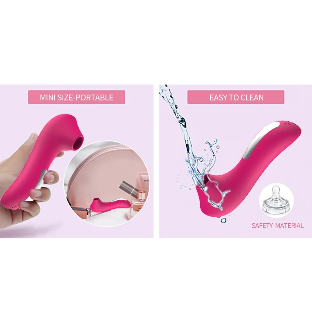 Female Sex Toy Female Masturbator Vagina Sucking Vibrator Clit Sucker Vibrator Clit Sucker Vibrator For Women Clitoris Nipple Vacuum Sucking Vibrating Oral Licking Masturbator Vagina Sex Toys