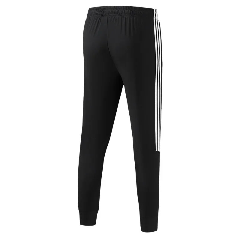 Classic Summer Ice Silk Casual Pants Three Pieces Long Knitted Trousers Comfortable Breathable Skateboarding Sportswear