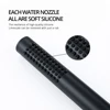 Matte Black Shower Faucet 8-12'' Shower Head Bathroom Recessed Box Shower Tap Ceiling Arm 2 Ways Control Switch Shower Mixer 4