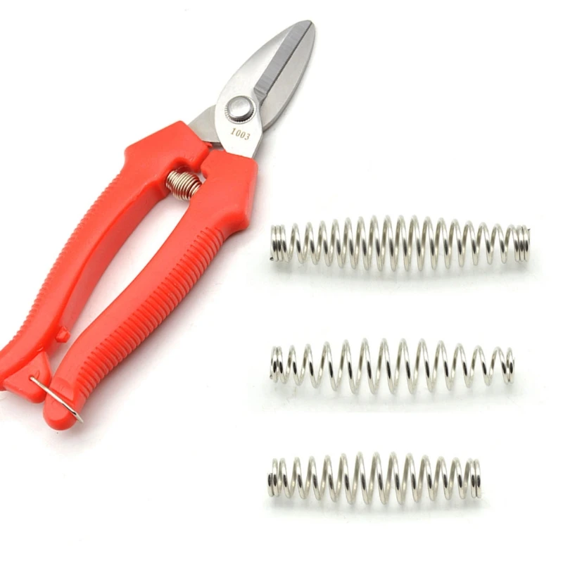 Pruning Shears,Garden Pruner,Replacement Springs for Trimming Scissors Heavy Duty Pruning Shears Spring Diameter 0.2