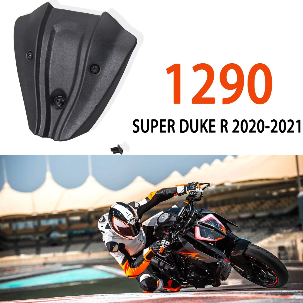 

New For 1290 Super Duke R 2020 2021 Motorcycle Black ABS Plastic Windshield Spoiler Windscreen