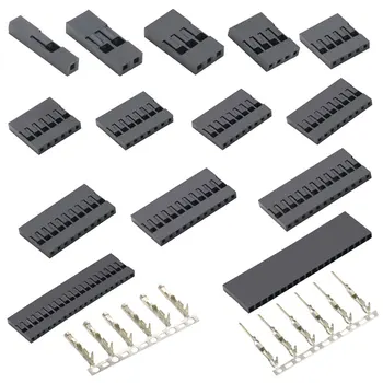 ขั้วต่อ TJC8 2.54 มม. แบบดูปองท์ ปลอกพลาสติก แถวเดียว ดูปองท์ 1/2/3/4/5/6/7/8/9/10/11/12/20 พิน ตัวเมีย 1