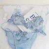 Embroidered Lace Bralette Wireless Triangle Bra Women Hollow Out No Underwire Comfort Everyday Sexy Pure T-Shirt Bra Set MOYISU