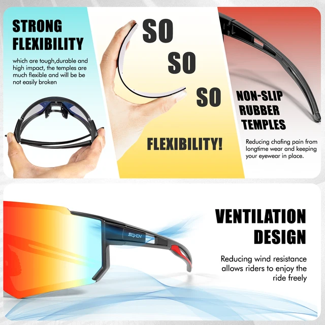 SCVCN nouvelles lunettes de soleil de cyclisme en plein air hommes lunettes de vélo de conduite sur route sport escalade femmes vélo cyclisme lunettes UV400 5 SCVCN nouvelles lunettes de soleil de cyclisme en plein air hommes lunettes de vélo de conduite sur route sport escalade femmes vélo cyclisme lunettes UV400 5