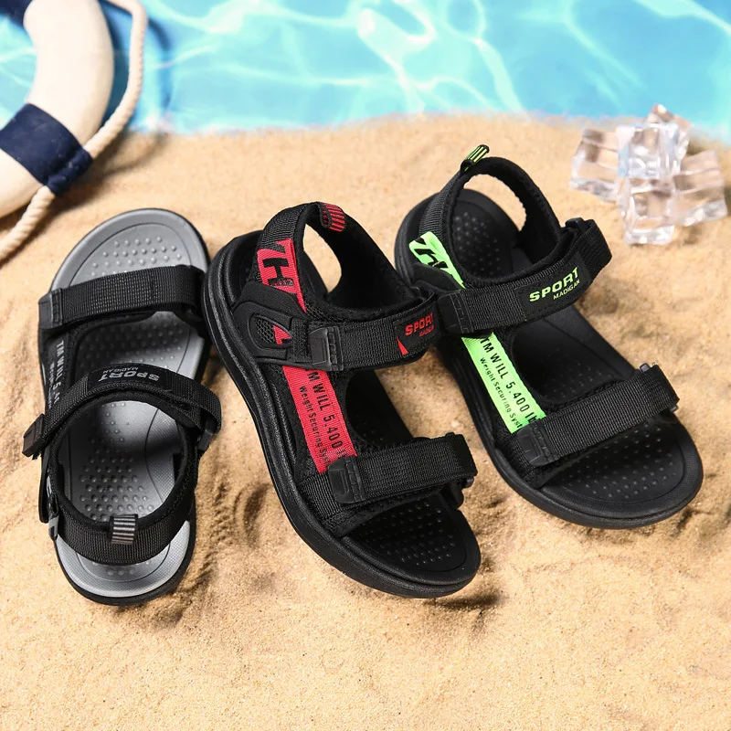 2022 Summer Kids Sandals Breathable Boys Sandals Soft Comfortable Children's Shoes Outdoor Beach Girls Lightweight Slippers