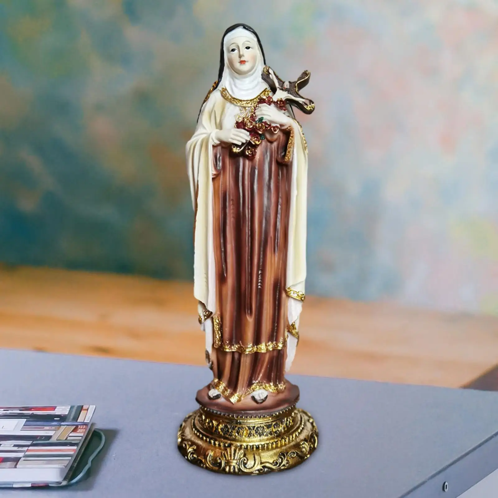 Religious Figure Statue Ornament Collectible Figurine for Bar Garden Cabinet