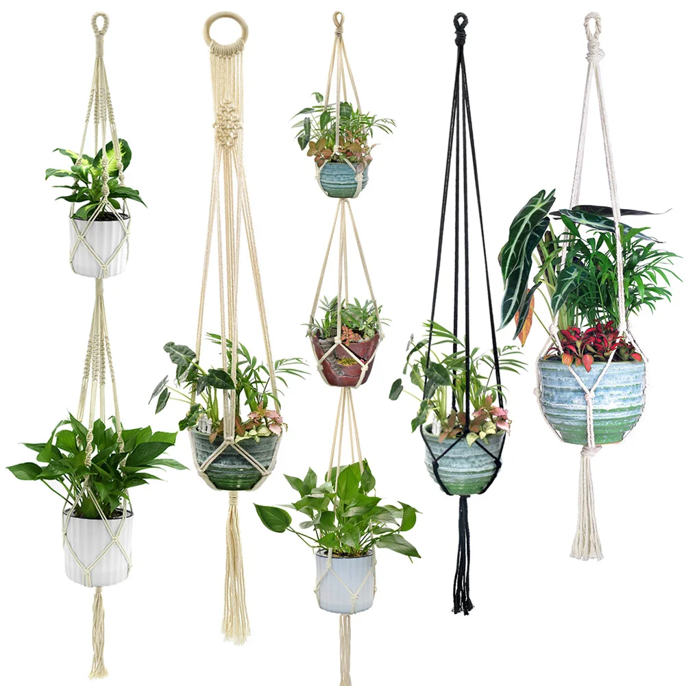 Doc • Macramé hibou • Cintres pour pots en