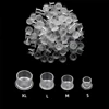 JC TATTOO 100pcs Disposable Tattoo Ink Caps S/M/L/XL Tattoo Ink Cups with Base Clear Plastic Pigment Permanent Makeup Container 1