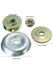 Universal Lawnmower Replacement Metal Gear Box with Left-Handed Nut (A set of accessories)