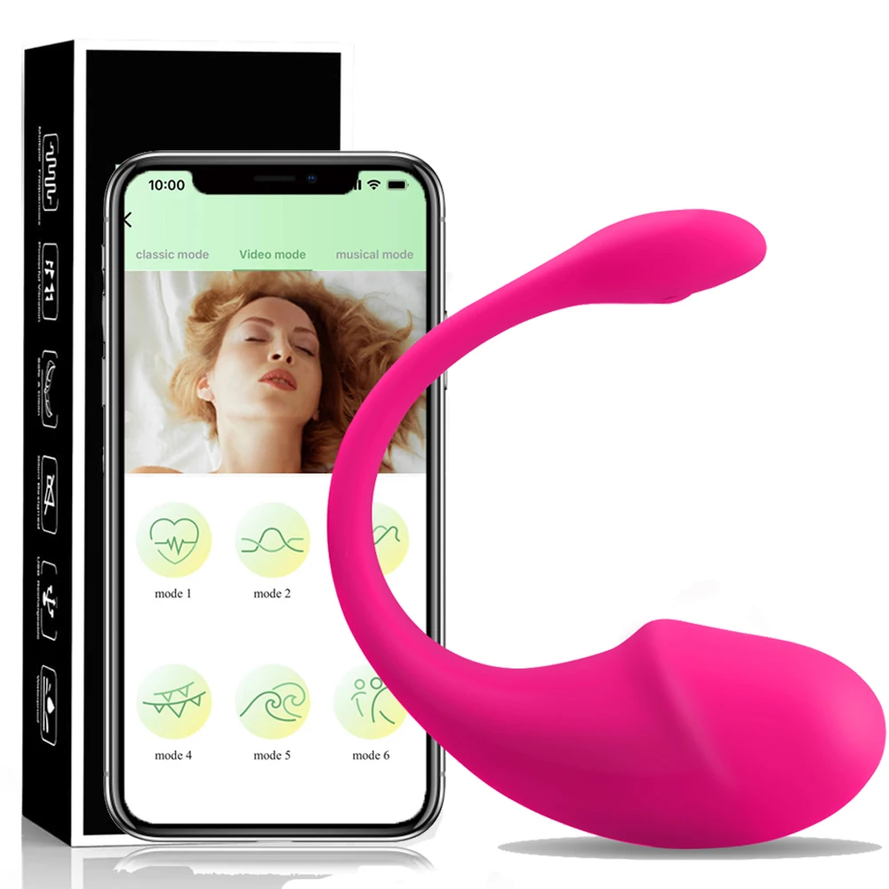 Sexy Toys Bluetooth G Spot Dildo Vibrator for Women Wireless APP Remote Control Wear Vibrating Egg Panties Sex Toys for Adults
