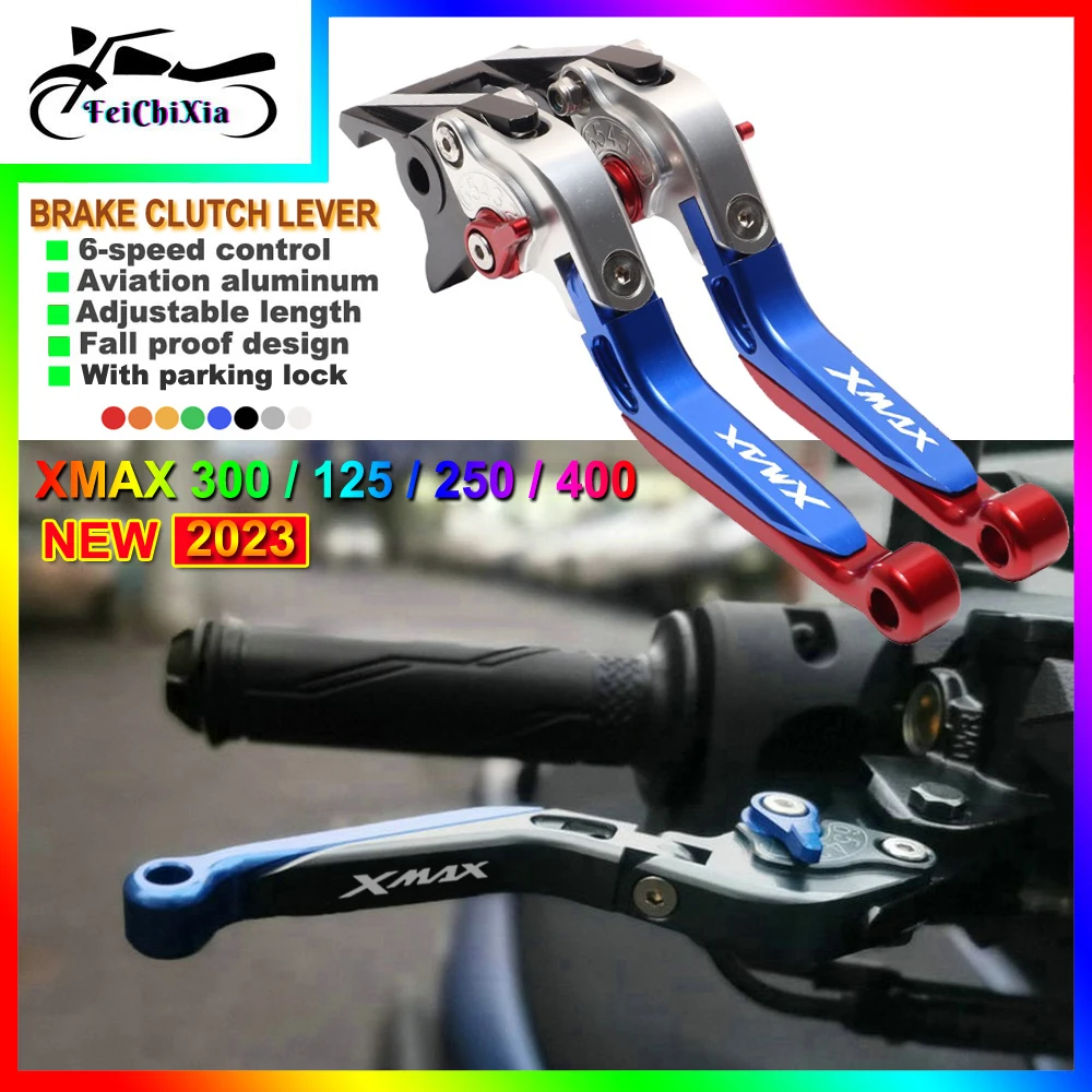 

New Motorcycle Accessories 2023 For YAMAHA X-MAX XMAX 300 400 125 250 XMAX300 XMAX400 XMAX125 XMAX250 Handle Clutch Brake Lever