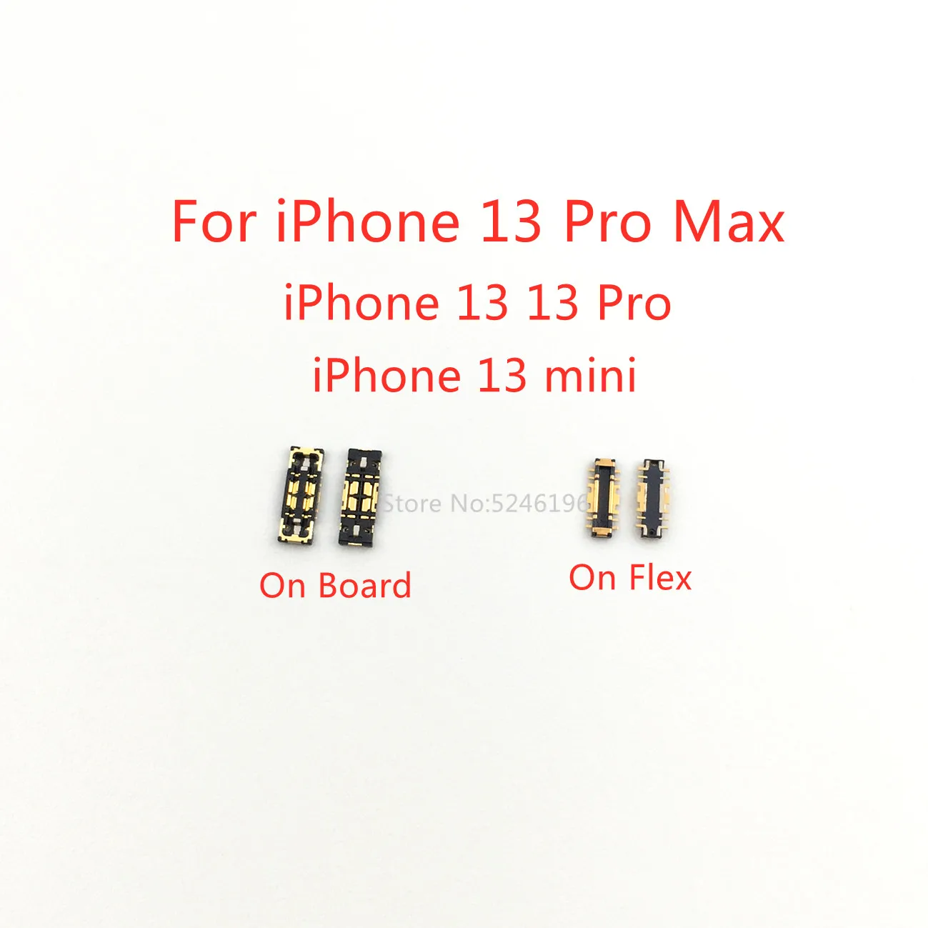 5-10 Pz Fpc Batteria Flex Clip Connettore Per Iphone 13 Iphone 13 Pro Iphone 13 Pro Max Iphone 13 Mini Spina Originale A Bordo