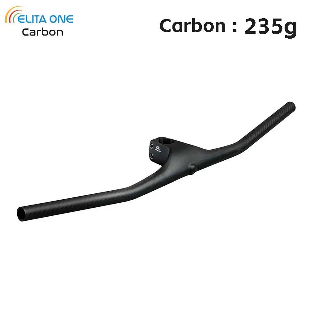 Guidon Carbone VTT Intégré, 7° Rise, 760/780/800mm, Diamètre 28.6mm, Pour Tous Vélos