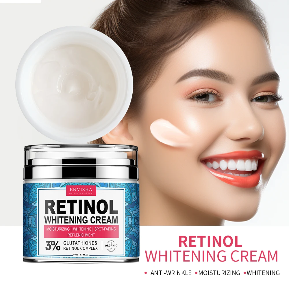 Neck Retinol Cream - Anti-Wrinkle Collagen Moisturizer with Hyaluronic Acid