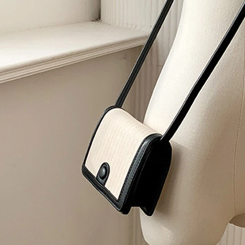 Carrying Purse Fashion Bag Canvas Handbags Shoulder Bags Square Crossbody Bags