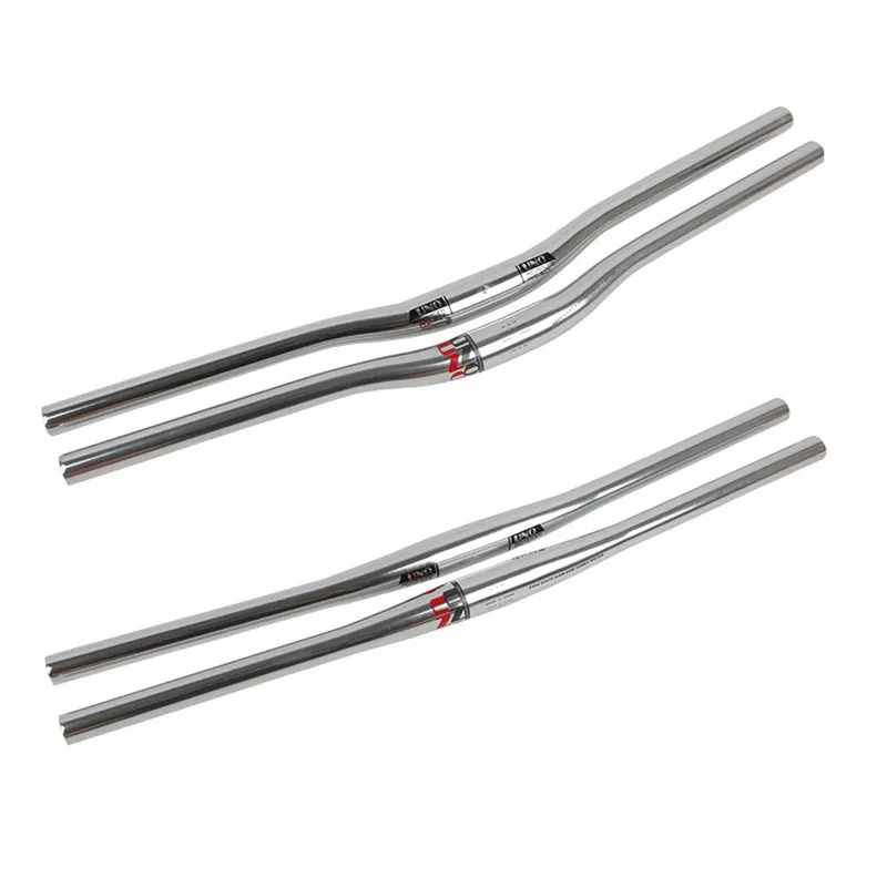 

UNO Bicycle 31.8MM Handlebar MTB Bike Silver Handlebar 640/680/720/740/760mm Handlebar Bicycle Rise Flat Handle bar Bycicle Part