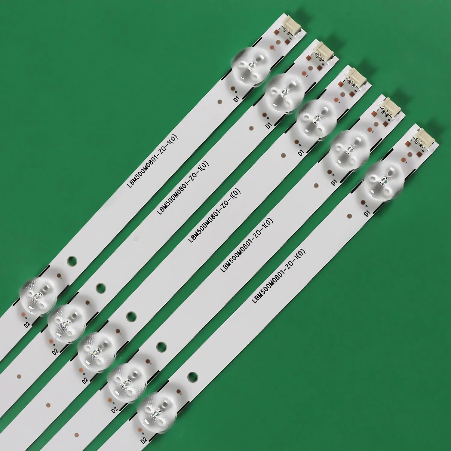 Tira de Luz de Fundo Led para Samsung Ue50nu7002u Un50nu7095g Everlight Lbm500m0801-z010 T500qvn04.0 T500qvn03.0 58.50t38.001 - Imagem 6