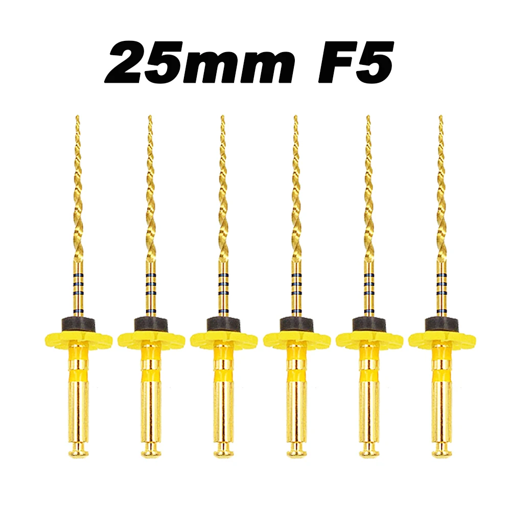 Dental Instrument Super Files GOLD Files Universeral Engine Use Rotary Files Golden Dondontic Root Canal NITI Dentist Tool F4/F5 6