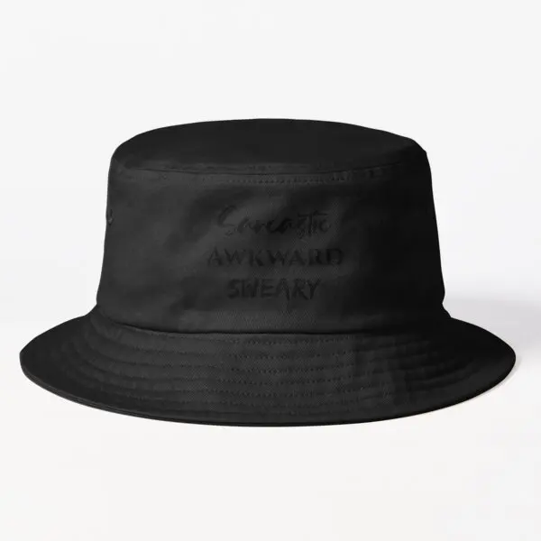 

Sarcastic Awkward Sweary Bucket Hat Bucket Hat Summer Outdoor Black Caps Cheapu Women Sport Solid Color Fashion Sun Hip Hop
