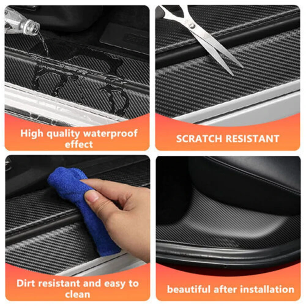 

Center Console Dashboard Panel Cover Trim Carbon Fiber Pattern Glossy For Tesla Model 3/Y Accessories Auto Interior Sticker HOT