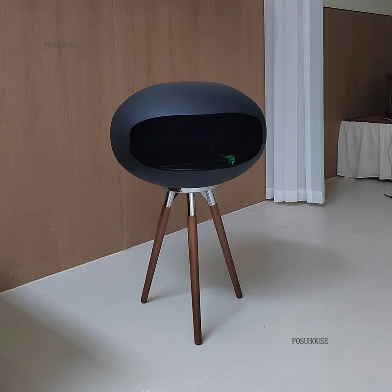 ตกแต่งบ้านห้องนั่งเล่นเตาผิงเครื่องทําความร้อนNordicชั้นยืนเตาผิงโมเดิร์นDesigner Hotel Villaเครื่องประดับ 1