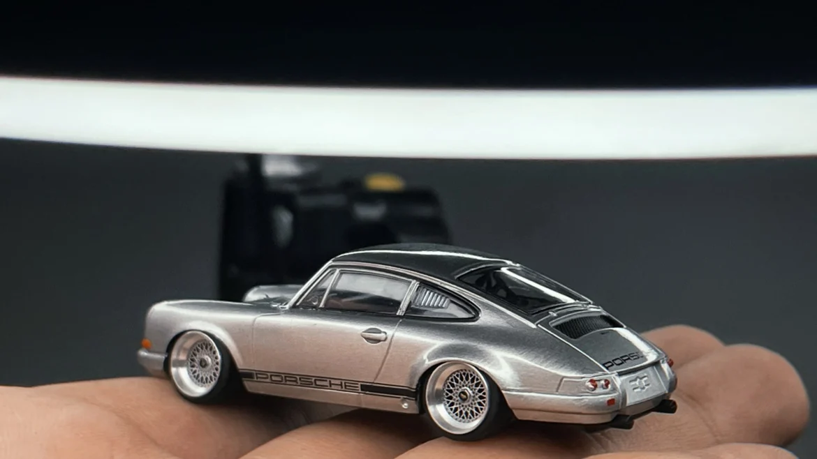 1/64 Nabes Chika 휠 9.7mm 8.9mm ior 브레이크 BBS RS / Super RS 스탠스 고무 타이어 1:64 모델 자동차