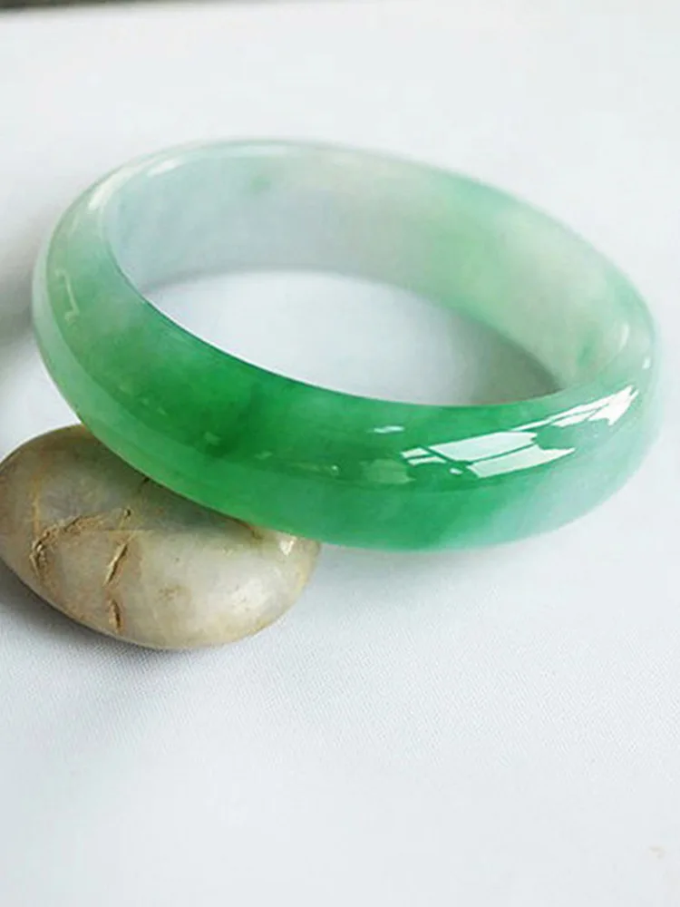 

Zheru Jewelry Natural Myanmar Jade 54mm-62mm bracelet exquisite princess bracelet send girlfriend send mom