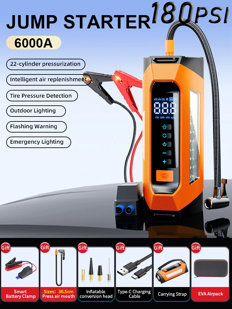6000A Orange 180 PSI