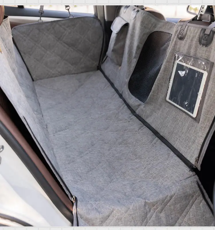 New spot detachable waterproof car pet pad rear row thickened dog non-slip seat
