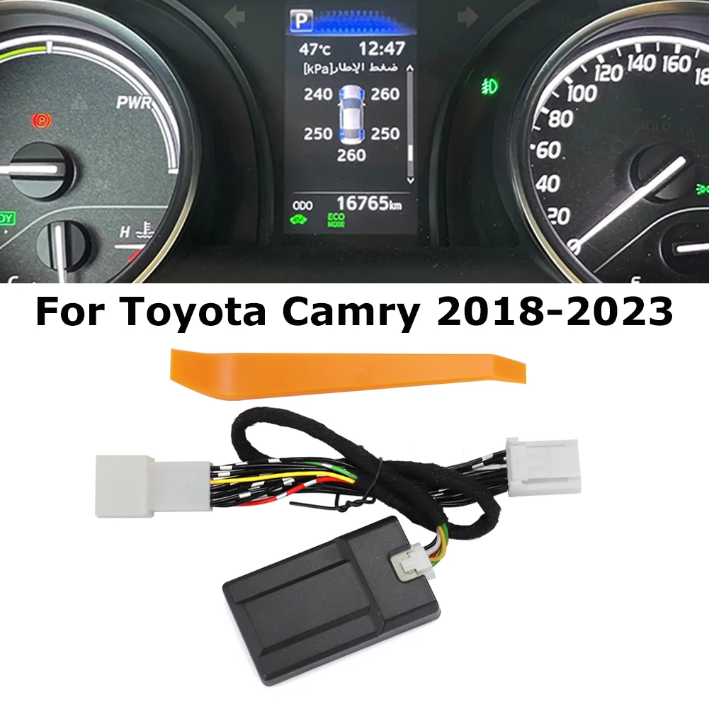 Цифровой датчик давления в шинах с ЖК-дисплеем для Toyota Camry 2018-2023 RAV4 Corolla 2019