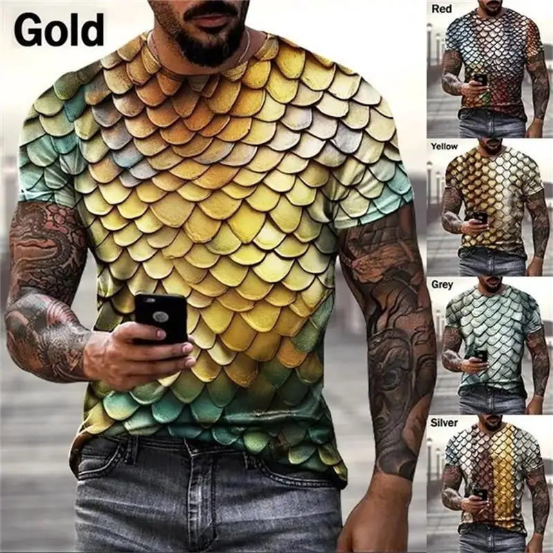 

Funny Snakeskin T Shirt for Men 3D Printing Vintage Streetwear Fun Kids Tops Tee Shirts Womens Clothing Harajuku Fashion T-shirt