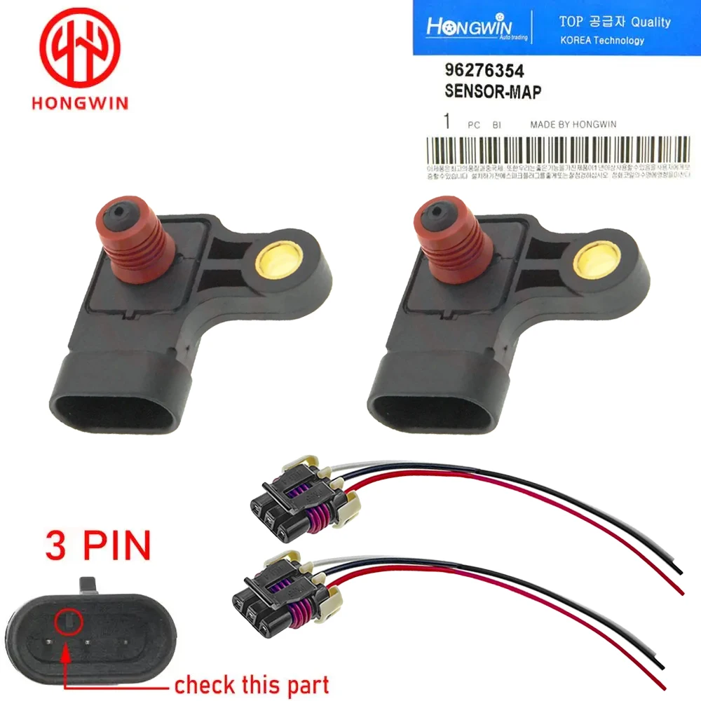 ao 2set 96276354 25184080 MAP Sensor For Chevrolet Daewoo Lanos