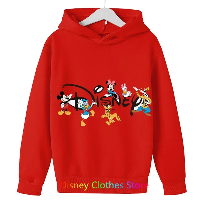 Letnia moda bawełniana dziecięca kreskówka koszulka z okrągłym dekoltem z krótkim rękawem Disney Anime Mickey Mouse klubowy wzór