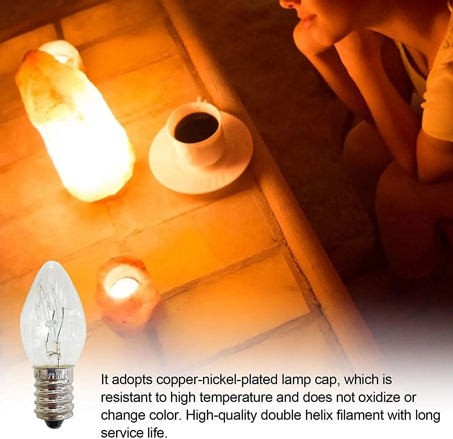 Incandescent Bulb 6Pack 7W 10W Night Light SES E12 E14 Small Edison Screw 110V to 240V Replacement Pygmy Spare Bulb For Himalai Salt Lamp Fridge