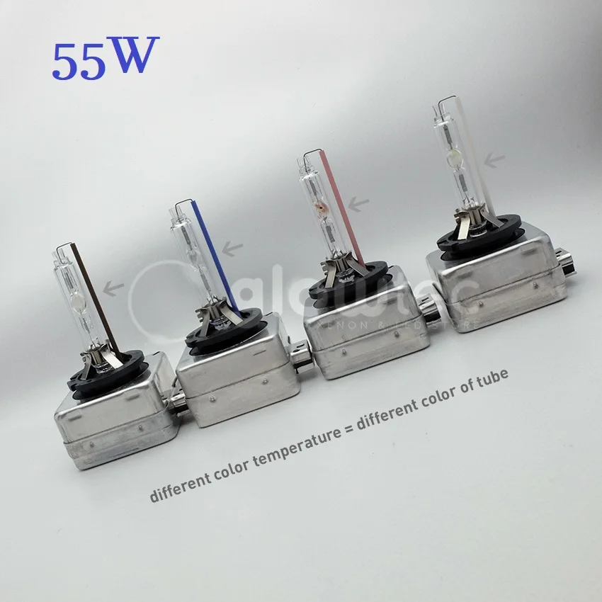 55W 2pcs D1S D2S D3S D4S HID Bulbs HID headlight D1 D2 D3 D4 D1R D2R D3R headlamp light 4300K 6000K 8000K GLOWTEC