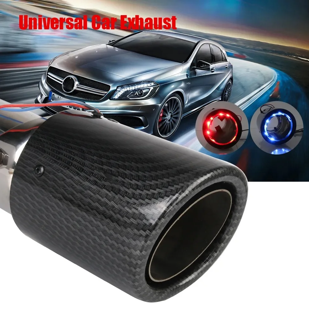 Car Exhaust Muffler Tip Single/Dual Outlet Round Stainless Steel Car