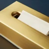 Stainless Steel Versatile Tissue Box Home Living Room Gold Light Luxury Style ins Napkin Box Suitable For Room Home Or Office 3