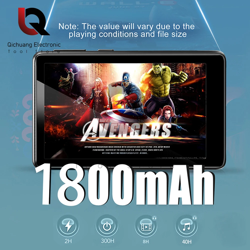 1Pcs 4.0 inches M9 Portable WiFi MP4 Player Touch with Bluetooth and WiFi MP3 MP4 Music Players Supports Multiple Languages MP4 Player Music Player