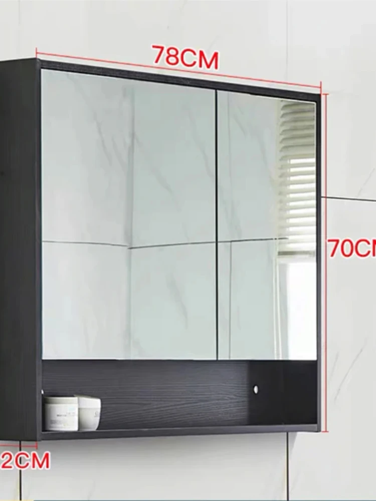 Nordic Style Smart Bathroom Cabinets Modern Storage Shelves Vanity Bathroom Mirror Cabinet Simple Home Furniture Шкафы FYBC