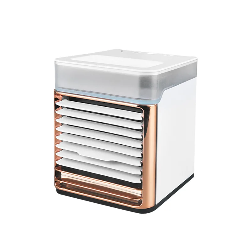 

Mini Water-cooling Fan Portable USB Air Conditioning Fan Office Desktop Humidification Spray USB Small Fan