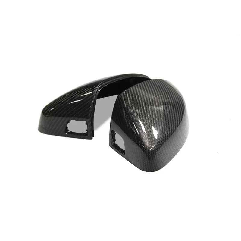 

for A3 / S3 8V 2014 up High Quality PU Protect Carbon Fiber Mirror Caps With Lane Assist 1:1 Replacement